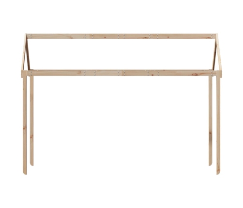 Bērnu Gultas Jumts, 217X95,5X159 Cm, Priedes Masīvkoks Vidaxl
