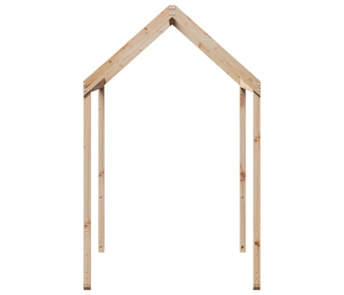 Bērnu Gultas Jumts, 217X95,5X159 Cm, Priedes Masīvkoks Vidaxl