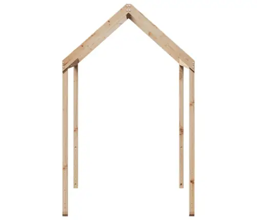 Bērnu Gultas Jumts, 207X95,5X159 Cm, Priedes Masīvkoks Vidaxl