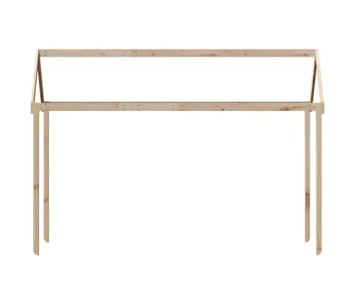 Bērnu Gultas Jumts, 207X80,5X151,5 Cm, Priedes Masīvkoks Vidaxl