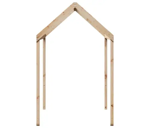 Bērnu Gultas Jumts, 207X80,5X151,5 Cm, Priedes Masīvkoks Vidaxl
