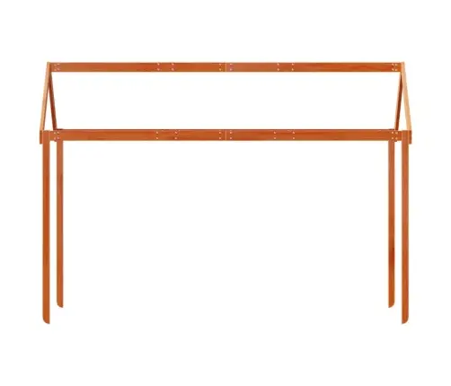 Vaikiškos Lovos Stogas, Vaško Rudas, 207X80,5X151,5cm Pušis