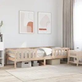 Lovos Rėmas Be Čiužinio, 100X200cm Pušies Medienos Masyvas