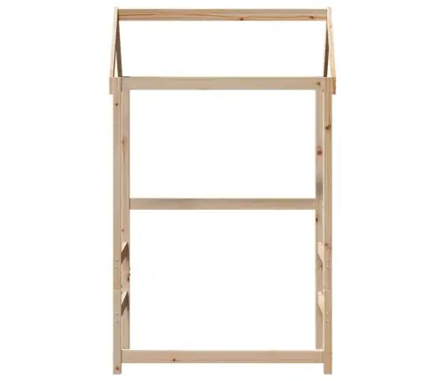 Bērnu Gultas Jumts, 118X70X176,5 Cm, Priedes Masīvkoks Vidaxl