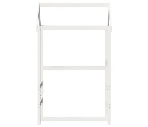 Bērnu Gultas Jumts, Balts, 98X70X176,5 Cm, Priedes Masīvkoks Vidaxl