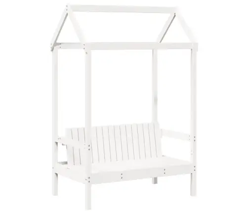 Pink Koos Katusega, Valge, 117,5 X 70 X 176,5 cm Männipuit