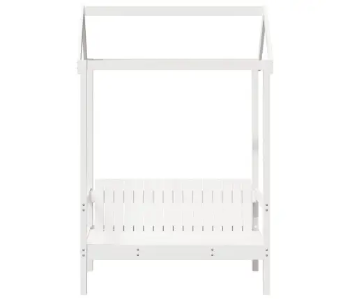 Pink Koos Katusega, Valge, 117,5 X 70 X 176,5 cm Männipuit