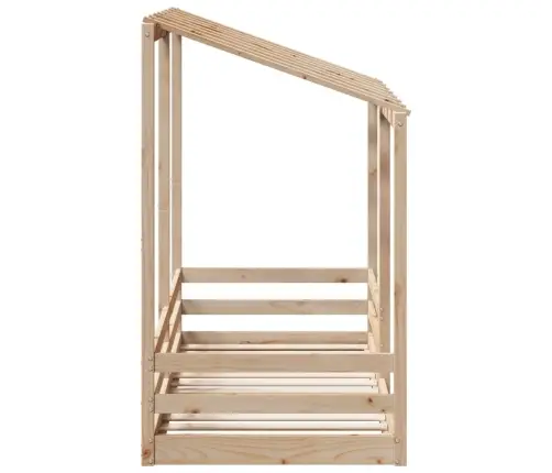 Lastevoodi Koos Katusega, 90 X 190 cm Männipuit