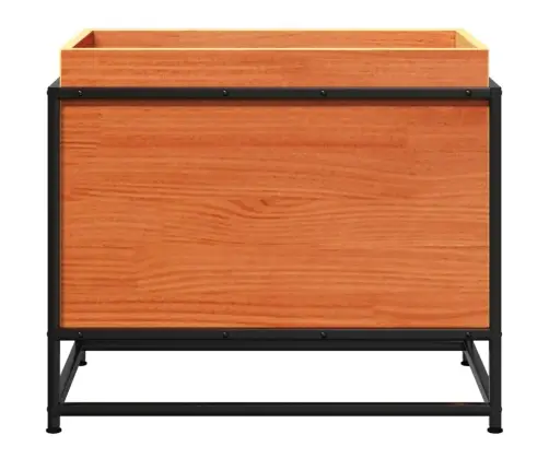 Sodo Lovelis, Vaško Rudas, 60X40X50cm Pušies Medienos Masyvas