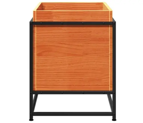 Sodo Lovelis, Vaško Rudas, 60X40X50cm Pušies Medienos Masyvas