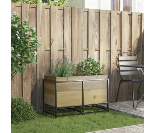 Aia Taimekast, 80 X 40 X 50 cm Immutatud Männipuit