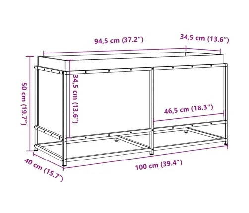 Aia Taimekast, 100 X 40 X 50 cm Männipuit