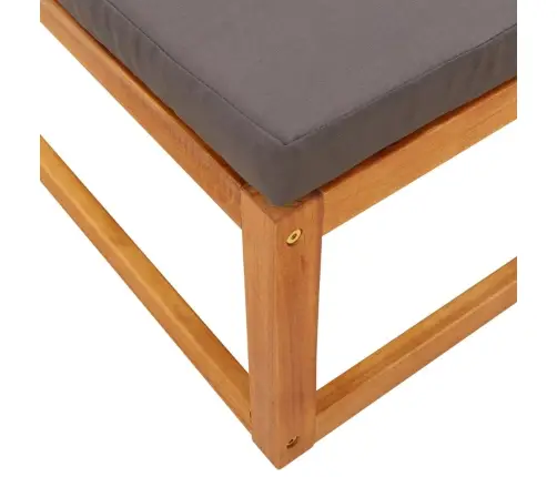 Trīsdaļīgs Dārza Dīvānu Komplekts Ar Spilveniem, Akācijas Koks Un Virve Vidaxl