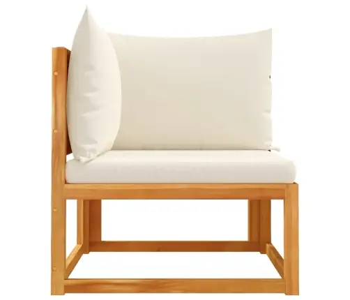 Dārza Stūra Dīvāns Ar Spilveniem, Akācijas Koks Un Virve Vidaxl