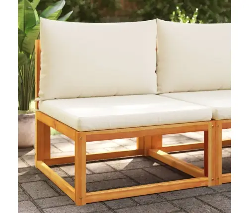 Dārza Dīvāns Bez Roku Balstiem, Spilveni, Akācijas Koks Un Virve Vidaxl Dārza Dīvāns Bez Roku Balstiem, Spilveni, Akācijas Koks Un Virve Vidaxl