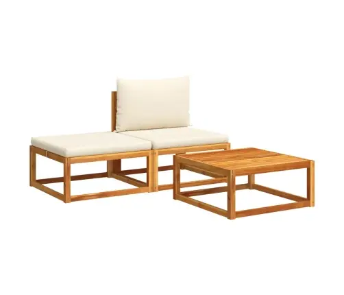 3-Osaline Aiadiivanikomplekt Patjadega, Puit, Akaatsia Ja Köis