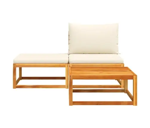 3-Osaline Aiadiivanikomplekt Patjadega, Puit, Akaatsia Ja Köis