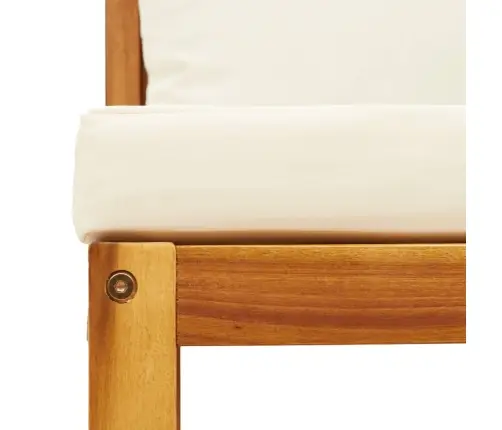 Sodo Kampinė Sofa Su Pagalvėlėmis, Akacijos Mediena Ir Rotangas Sodo Kampinė Sofa Su Pagalvėlėmis, Akacijos Mediena Ir Rotangas
