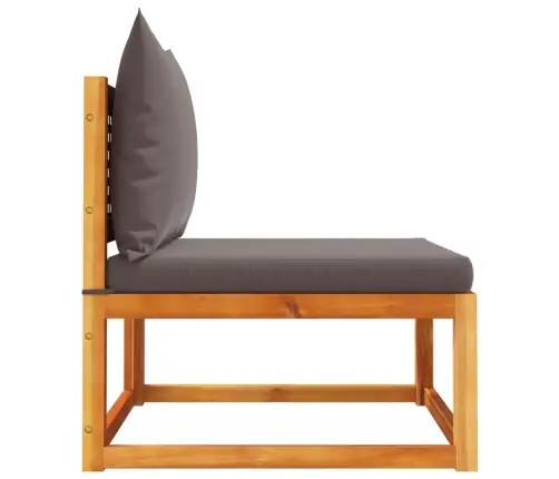 Sodo Sofa Be Porankių Su Pagalvėlėmis, Akacijos Mediena Ir Rotangas