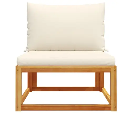 Sodo Sofa Be Porankių Su Pagalvėlėmis, Akacijos Mediena Ir Rotangas