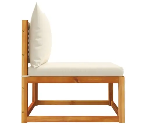 Sodo Sofa Be Porankių Su Pagalvėlėmis, Akacijos Mediena Ir Rotangas