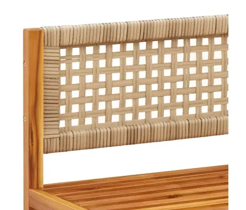 Sodo Sofa Be Porankių Su Pagalvėlėmis, Akacijos Mediena Ir Rotangas