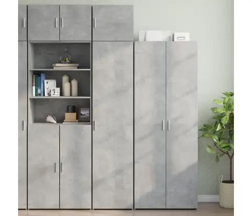 Sienas Skapītis, Betona Pelēks, 45X42,5X40Cm, Inženierijas Koks Vidaxl