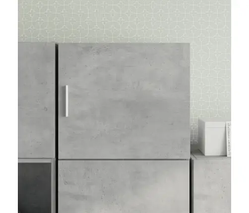 Sienas Skapītis, Betona Pelēks, 45X42,5X40Cm, Inženierijas Koks Vidaxl