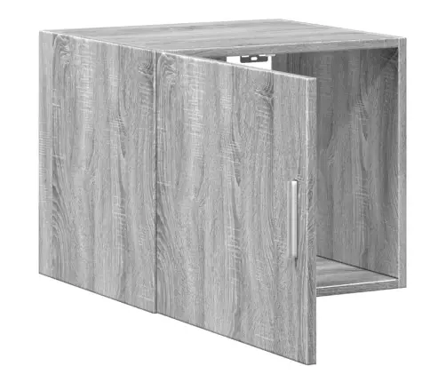 Sienas Skapītis, Pelēka Ozola, 45X42,5X40 Cm, Inženierijas Koks Vidaxl