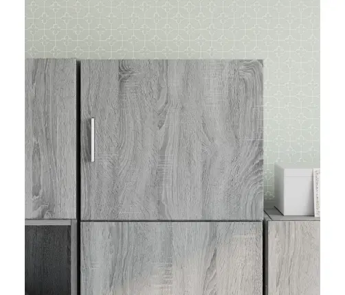 Sienas Skapītis, Pelēka Ozola, 45X42,5X40 Cm, Inženierijas Koks Vidaxl