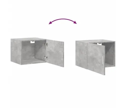 Sienas Skapītis, Betona Pelēks, 50X42,5X40Cm, Inženierijas Koks Vidaxl Sienas Skapītis, Betona Pelēks, 50X42,5X40Cm, Inženierijas Koks Vidaxl