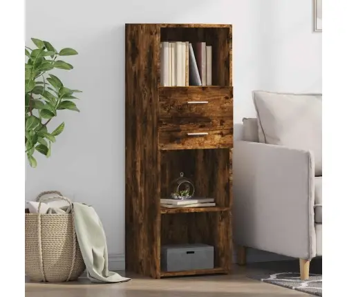 Augstais Skapītis, Koka Krāsa, 40X42,5X124Cm, Inženierijas Koks Vidaxl