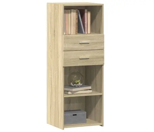 Augstais Skapītis, Koka Krāsa, 45X42,5X124Cm, Inženierijas Koks Vidaxl