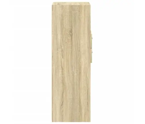 Augstais Skapītis, Koka Krāsa, 45X42,5X124Cm, Inženierijas Koks Vidaxl