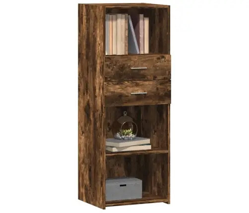 Augstais Skapītis, Koka Krāsa, 45X42,5X124Cm, Inženierijas Koks Vidaxl