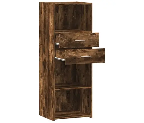 Augstais Skapītis, Koka Krāsa, 45X42,5X124Cm, Inženierijas Koks Vidaxl