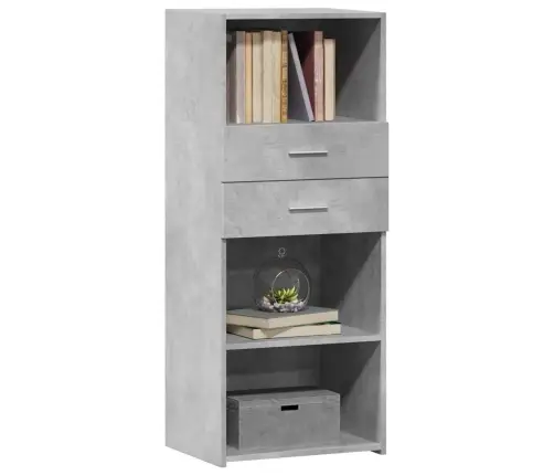 Kõrge Kapp, Betoonhall, 50X42,5X124 cm Tehispuit