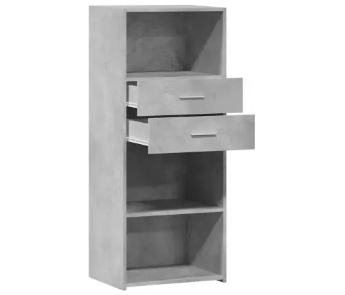 Kõrge Kapp, Betoonhall, 50X42,5X124 cm Tehispuit