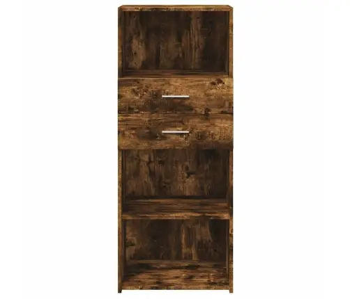 Komoda, Dūminio Ąžuolo Spalvos, 50X42,5X124cm Apdirbta Mediena