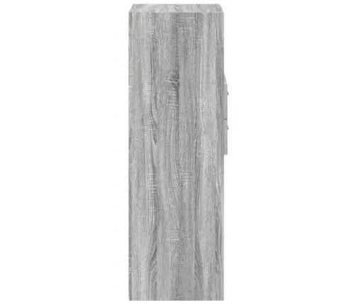 Kõrge Kapp, Hall Sonoma Tamm, 50X42,5X124 cm Tehispuit