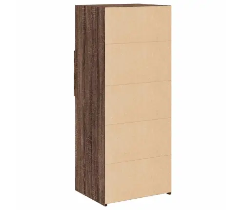 Komoda, Rudos Ąžuolo Spalvos, 50X42,5X124cm Apdirbta Mediena Komoda, Rudos Ąžuolo Spalvos, 50X42,5X124cm Apdirbta Mediena
