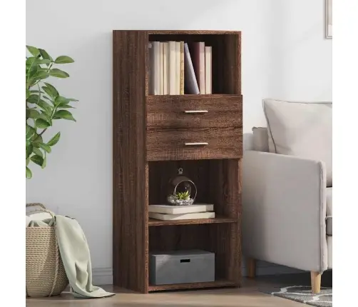 Komoda, Rudos Ąžuolo Spalvos, 50X42,5X124cm Apdirbta Mediena Komoda, Rudos Ąžuolo Spalvos, 50X42,5X124cm Apdirbta Mediena