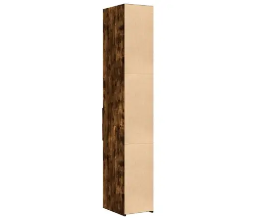 Komoda, Dūminio Ąžuolo Spalvos, 30X42,5X185cm Apdirbta Mediena