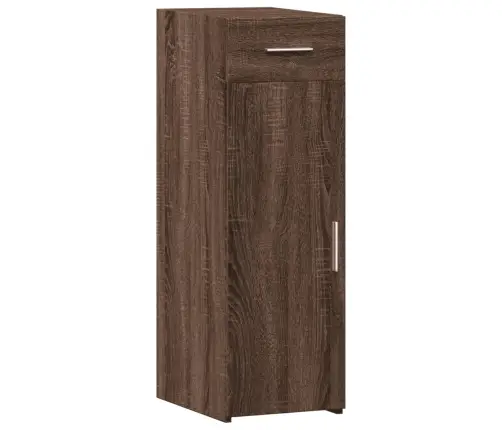 Šoninė Spintelė, Ruda Ąžuolo, 30X42,5X93cm Apdirbta Mediena