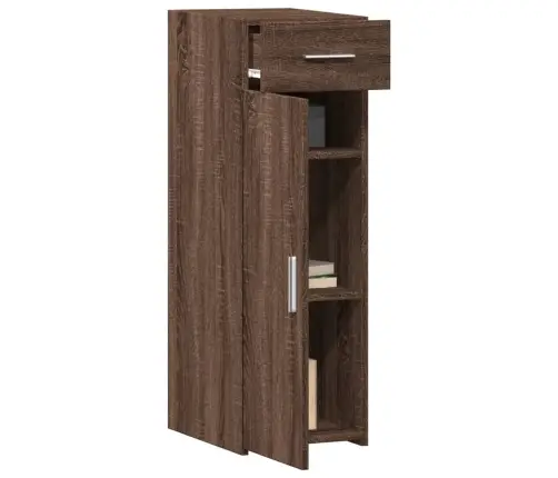 Šoninė Spintelė, Ruda Ąžuolo, 30X42,5X93cm Apdirbta Mediena