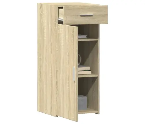 Kumode, Ozolkoka Krāsā, 40X42,5X93 Cm, Inženierijas Koks Vidaxl