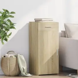 Kumode, Ozolkoka Krāsā, 40X42,5X93 Cm, Inženierijas Koks Vidaxl