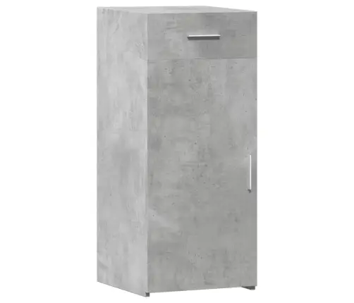 Plaukts, Betona Pelēks, 40X42,5X93 Cm, Inženierijas Koks Vidaxl