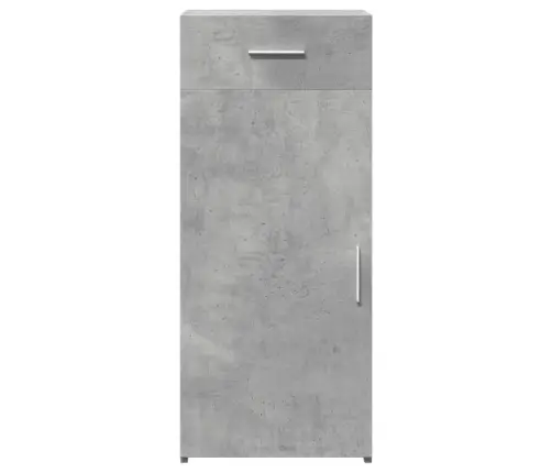 Plaukts, Betona Pelēks, 40X42,5X93 Cm, Inženierijas Koks Vidaxl