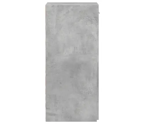 Plaukts, Betona Pelēks, 40X42,5X93 Cm, Inženierijas Koks Vidaxl